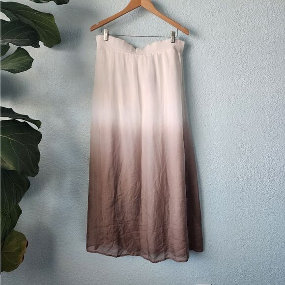 Chico's Dresses & Skirts - Chico's hombre tones fully lined maxi skirt 2025 pantone color